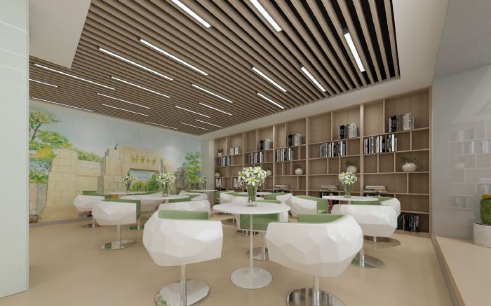 廊坊大公管商业楼展示厅装修效果图