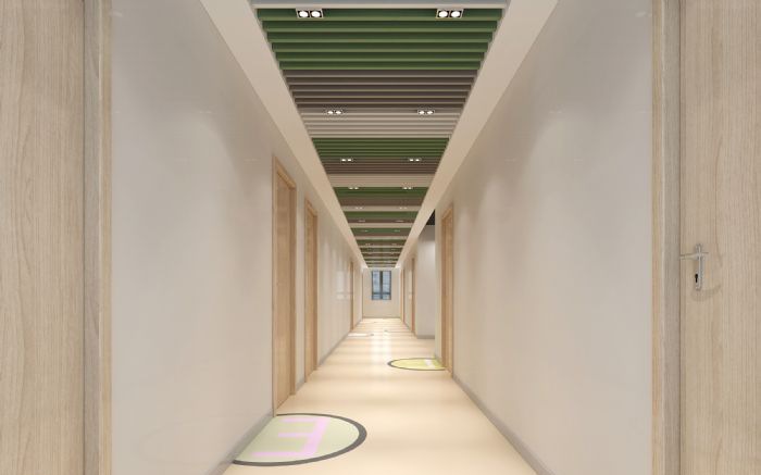 廊坊大公管商业楼展示厅装修效果图