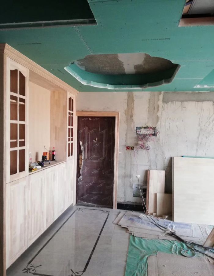 南宁联发臻品-现场木工石膏线篇装修效果图