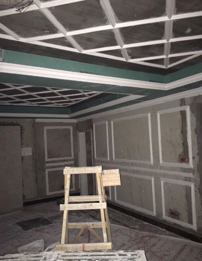 南宁联发臻品-现场木工石膏线篇装修效果图