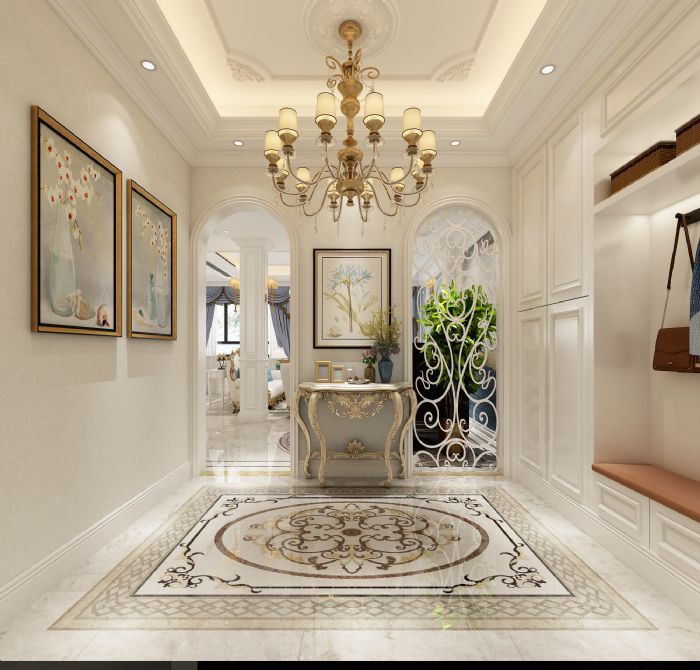 上海惠南镇东原艺墅法式装修效果图