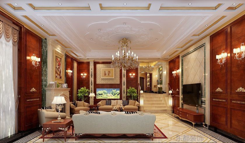 武汉华侨城别墅天槌装修效果图