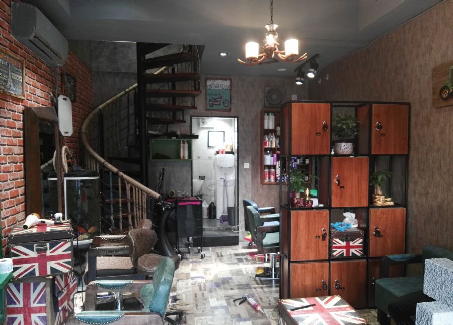 太原长治路理发店装修效果图