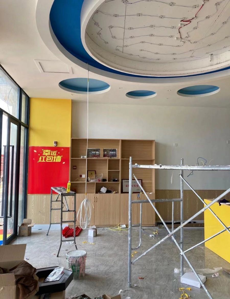 郑州城后马新型社区商铺装修效果图