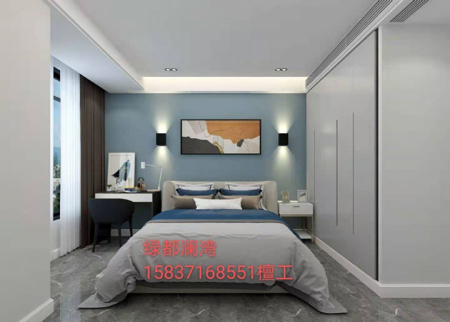 郑州绿都澜湾王总装修效果图装修效果图