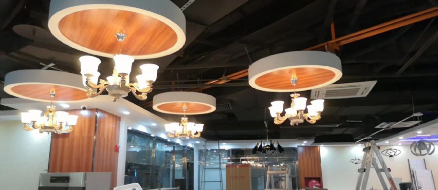 深圳坂田城立方粤记茶餐厅装修效果图