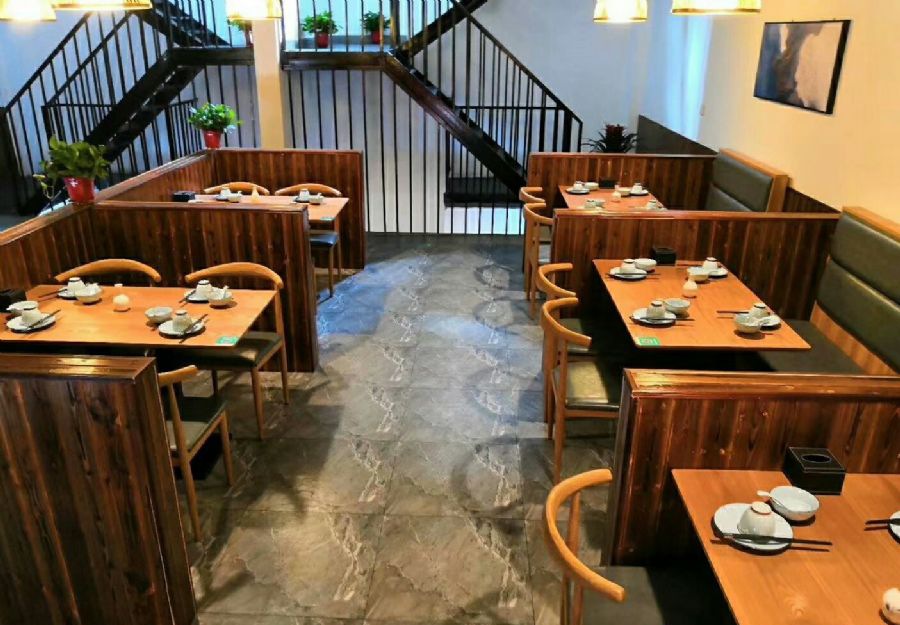 西安东二环万达广场中餐厅装修效果图