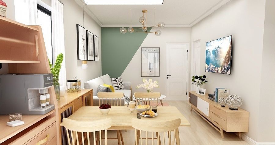 烟台万光府前花园装修效果图