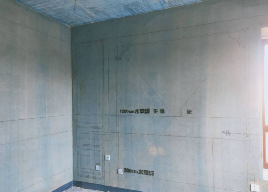 石家庄国赫天著小区;放线工艺装修效果图