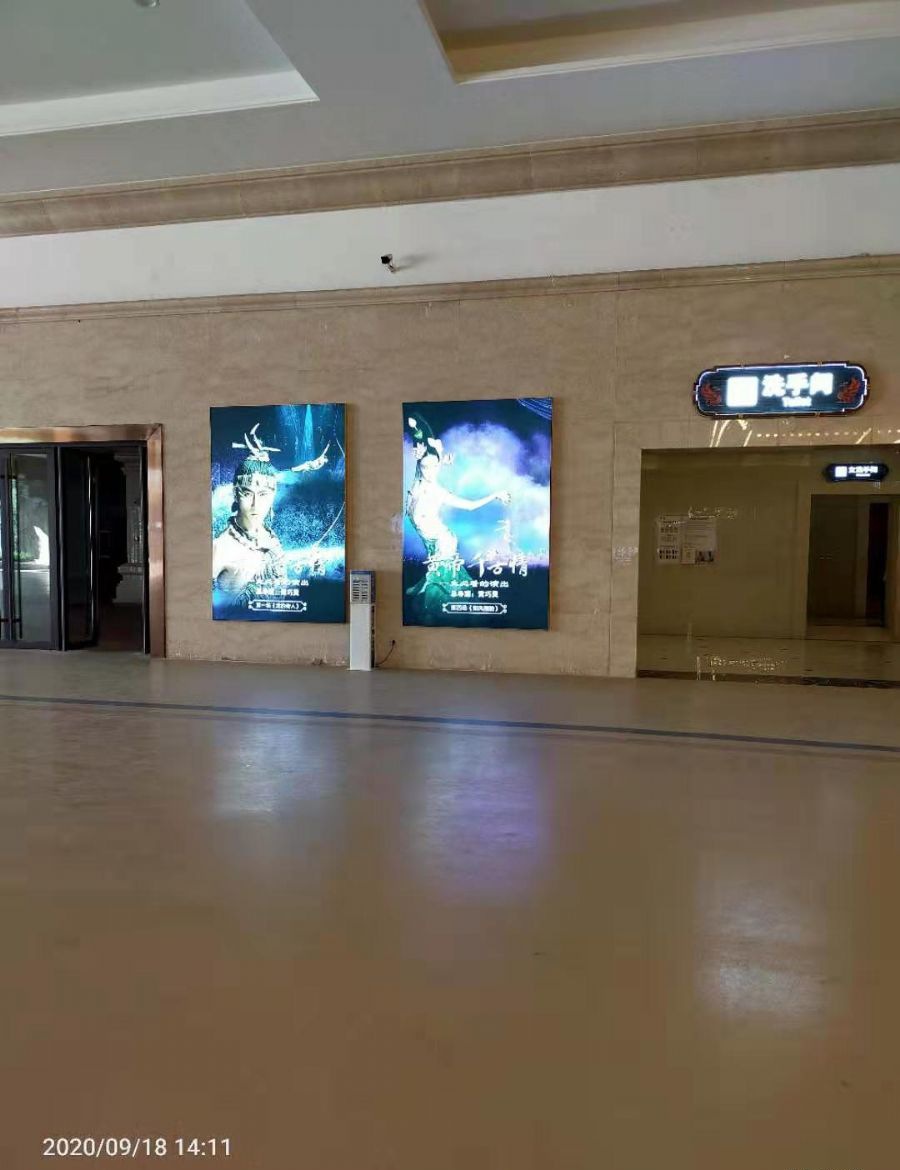 郑州皇帝千古情景区工地T 型通道装修效果图