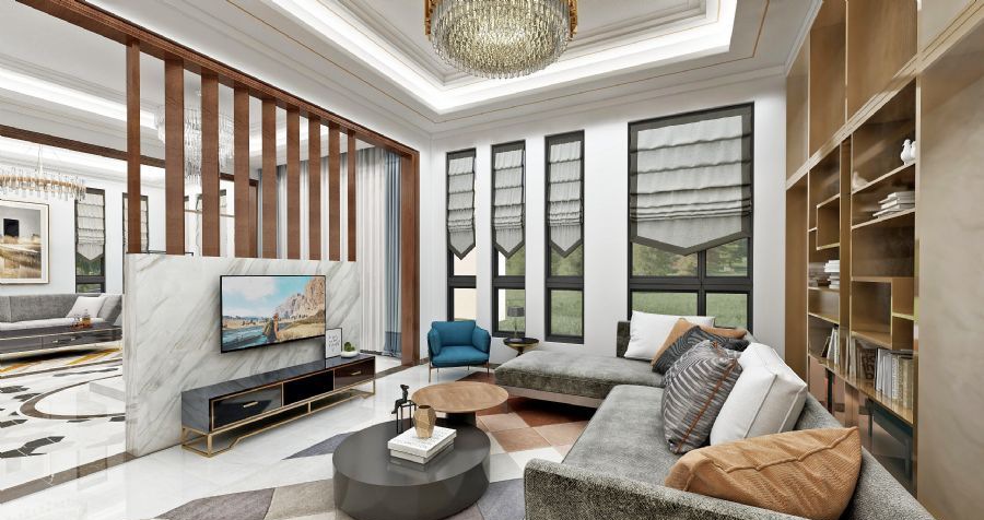 太原三亚香水湾别墅装修效果图