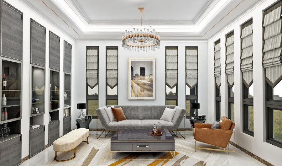 太原三亚香水湾别墅装修效果图