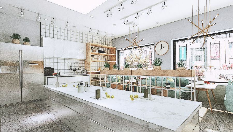 沈阳水果捞餐饮装修效果图