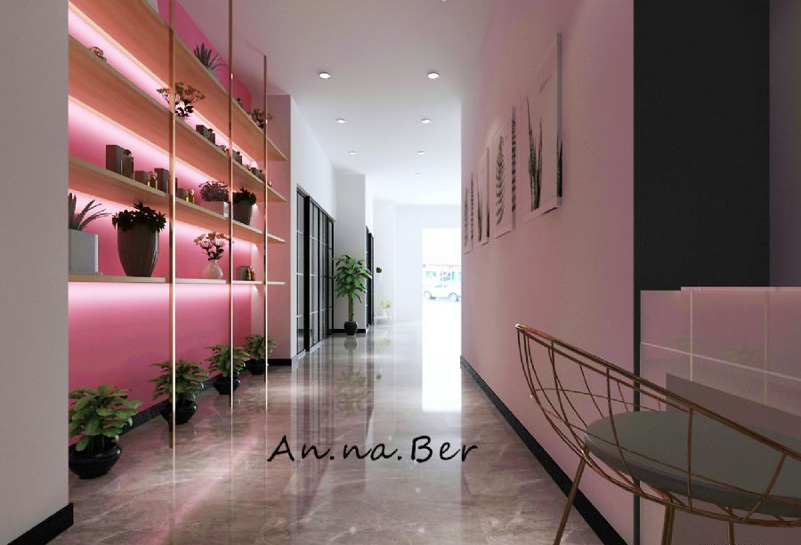 沈阳五彩阳光城美容院装修效果图