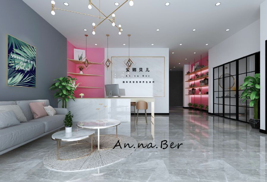 沈阳五彩阳光城美容院装修效果图